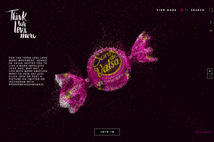 Think Less Love More website preview
